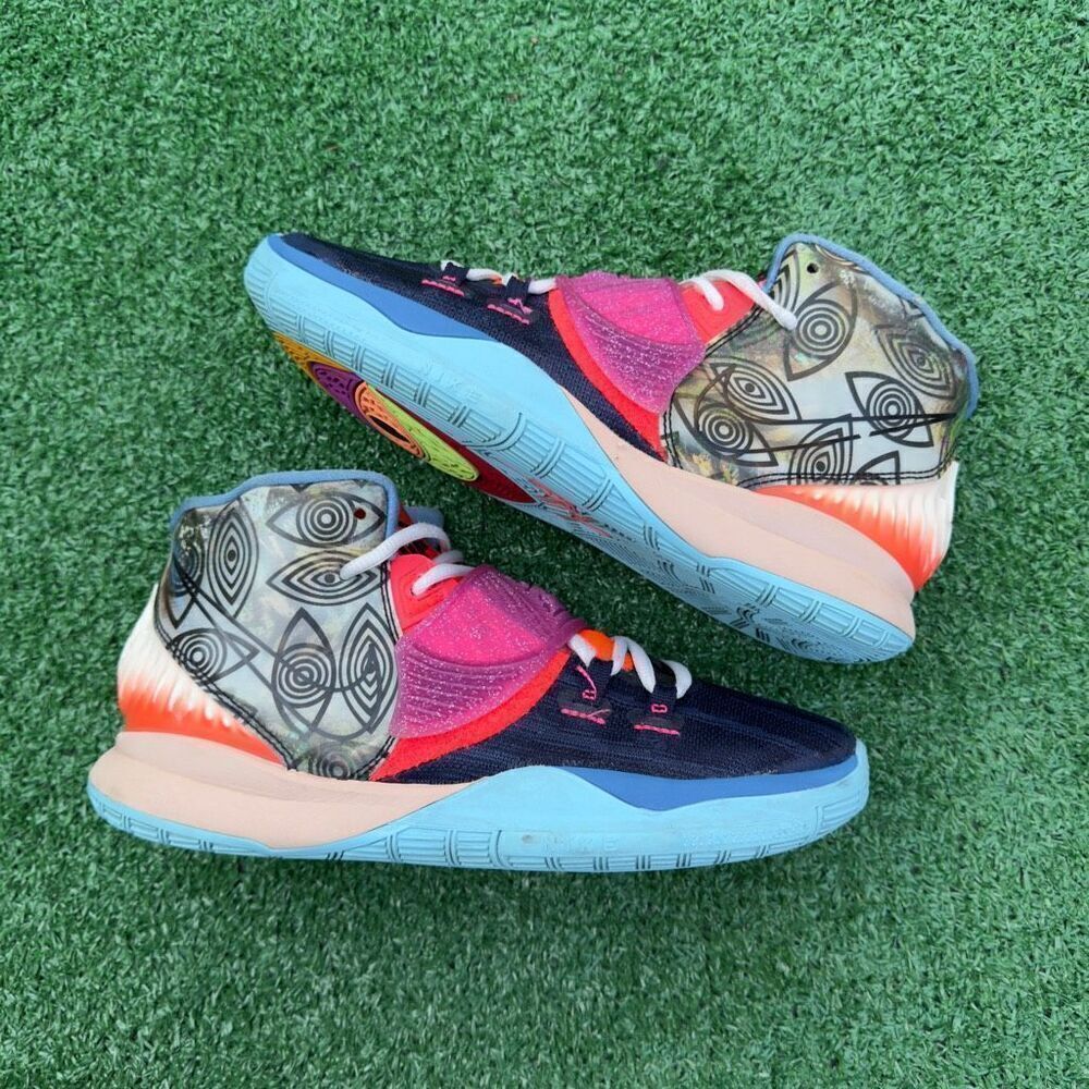 NIKE AIR KYRIE 6 EVIL EYE - Women’s Running Shoes - SIZE 7.5 - Picture 8 of 10